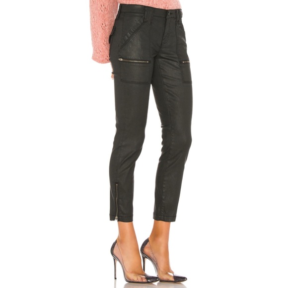 Joie Park Skinny B Coated Caviar Jeans